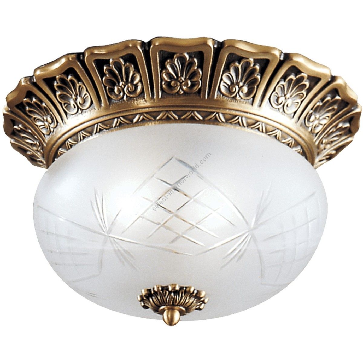 Possoni / Antique brass ceiling light / Irma 20425