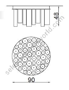 Il Paralume Marina / Chandelier / 2078