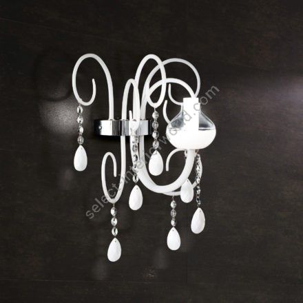 Patrizia Volpato / Wall Sconces / Intrecci Handcrafted Murano Glass Swarovski