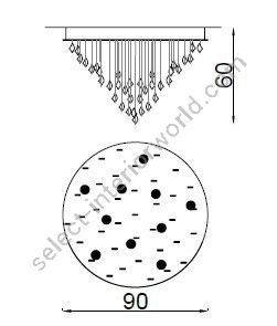 Il Paralume Marina / Chandelier / 2084