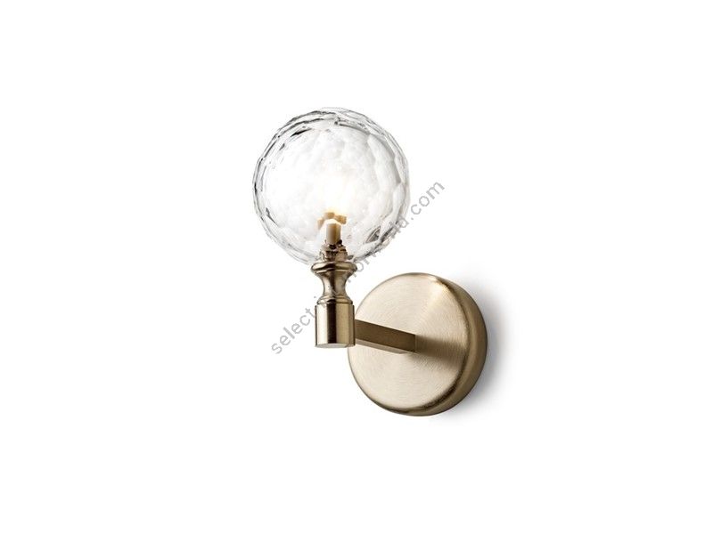 Il Paralume Marina / Wall Lights / Hand-Cut Italian Crystal Sphere 2177/A1/SGB