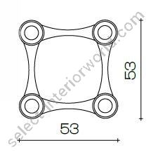 Il Paralume Marina / Ceiling Lamp / 2195/BI