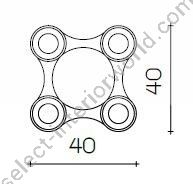 Il Paralume Marina / Ceiling Lamp / 2196/BI
