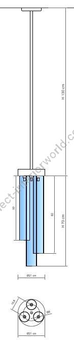 Il Paralume Marina / Chandelier / 2268