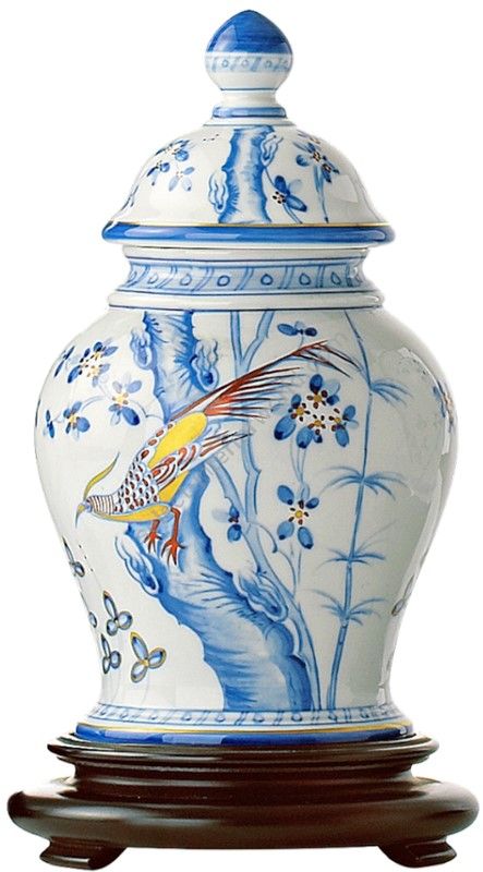 Le Porcellane / Vases with Lids / Potiche Fagiani 2322 2320 2318