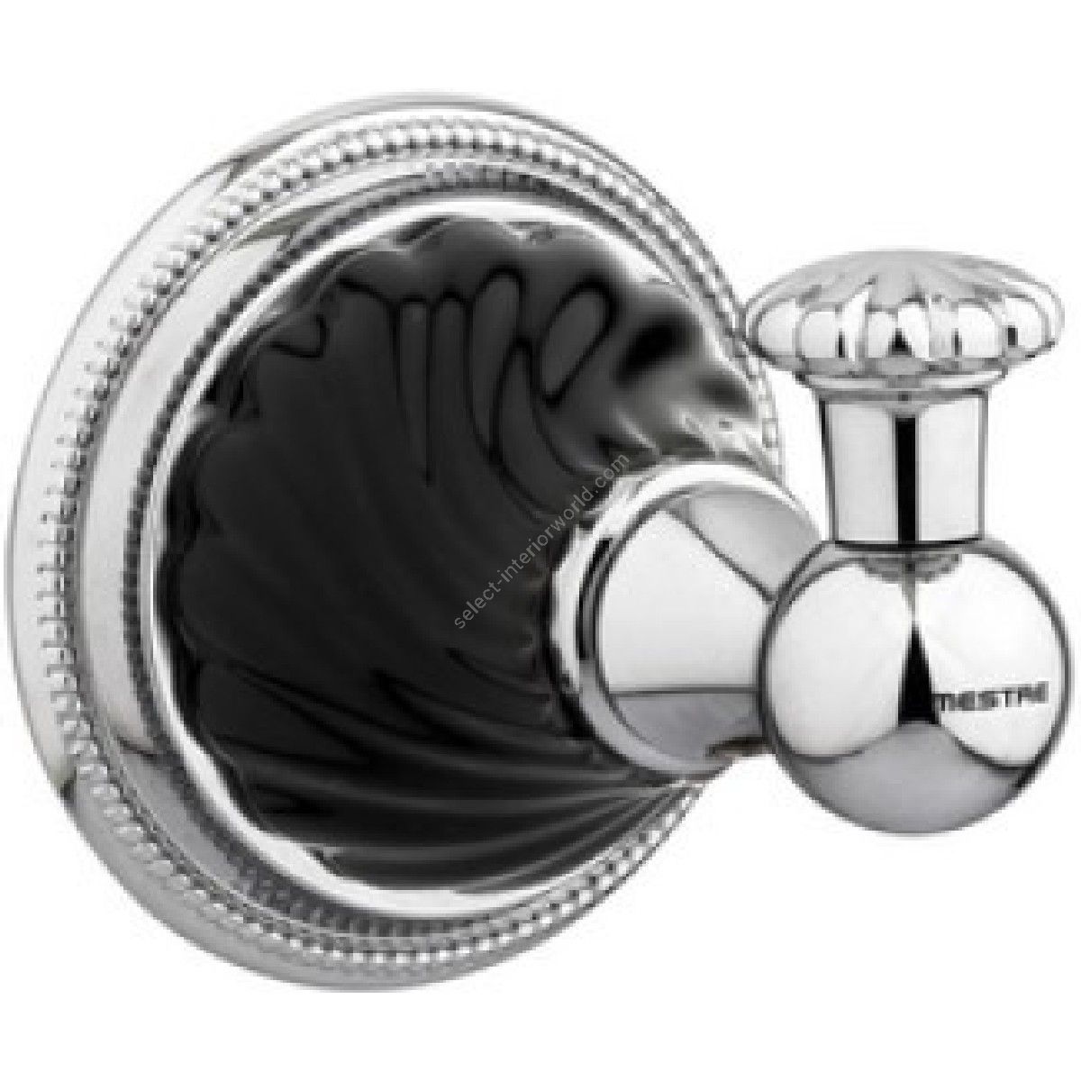 Bronces Mestre / Robe Hooks / Artica with Black porcelain twisted 233575.NSL0.50