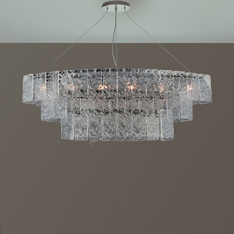 Patrizia Volpato / Chandeliers / Glace Handcrafted Murano Glass 24 Karat Gold PV-4100-S