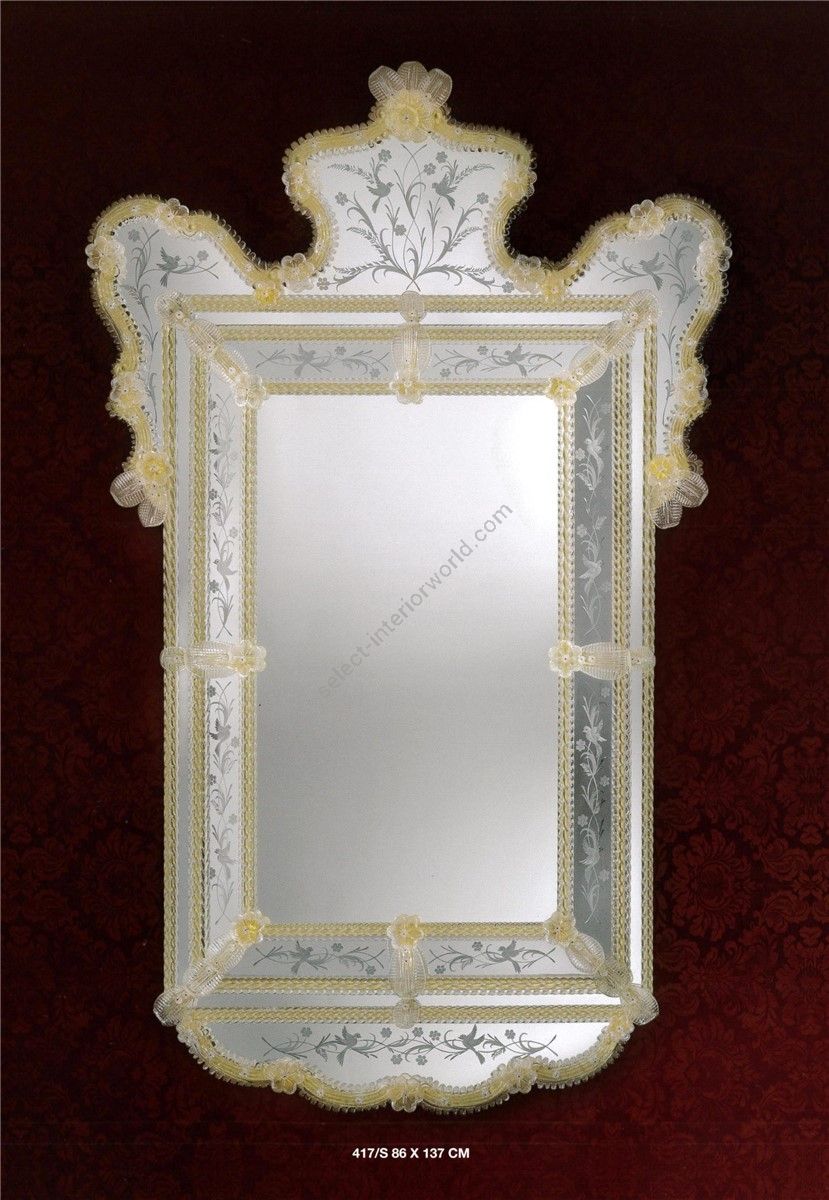 Italian Luxury Lighting / Wall Mirrors / Venetian Style Unique Work 417S