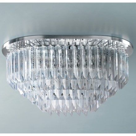 Patrizia Volpato / Semi-Flush Mounts / Cristalli Murano Glass 24 Karat Gold PV-5032-PL