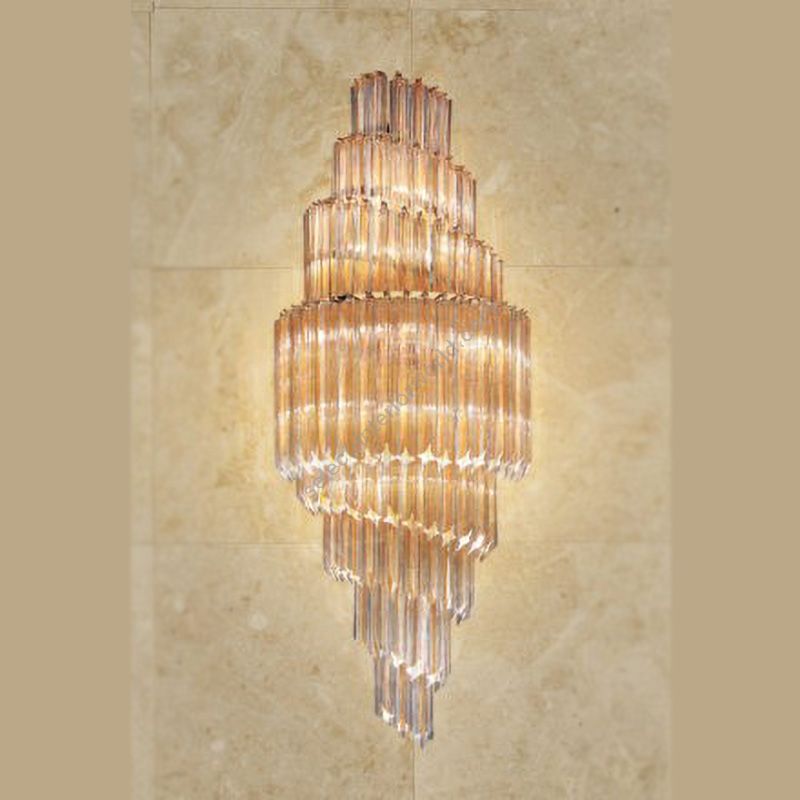 Patrizia Volpato / Wall Sconces / Cristalli Murano Glass 24 Karat Gold PV-5051-APP