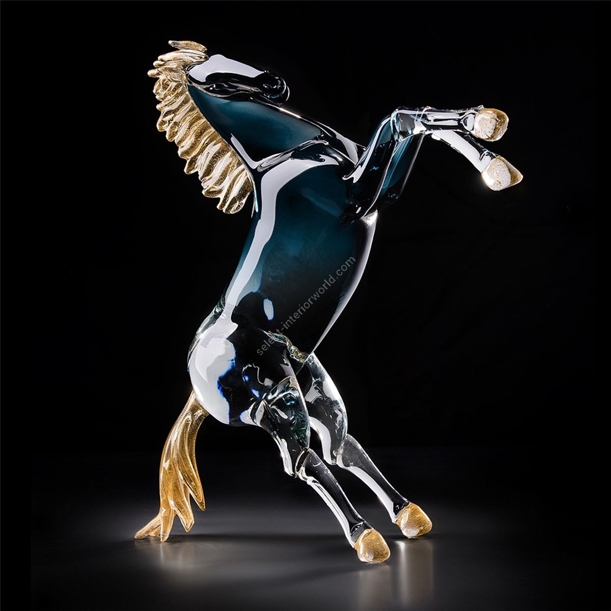 Italian Luxury Lighting / Animal Sculptures / Horse in Murano Glass 6003 3 SFM