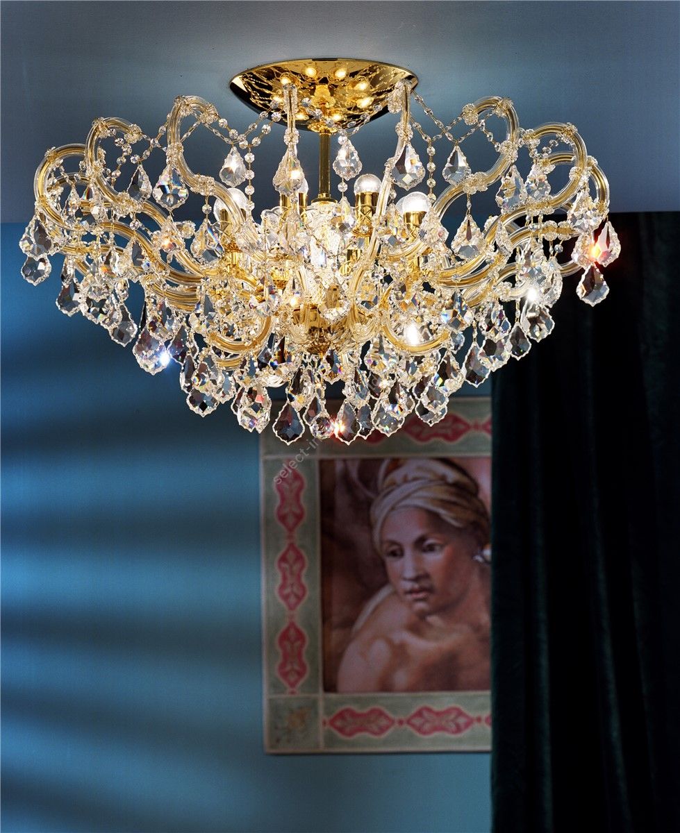 Italian Luxury Lighting / Chandeliers / Maria Theresa Ceiling 8 Lights 7003 008