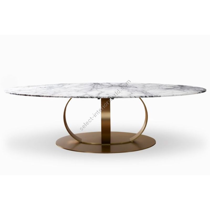 DOM Edizioni / Dining Tables / Andrew Elliptic Marble Top