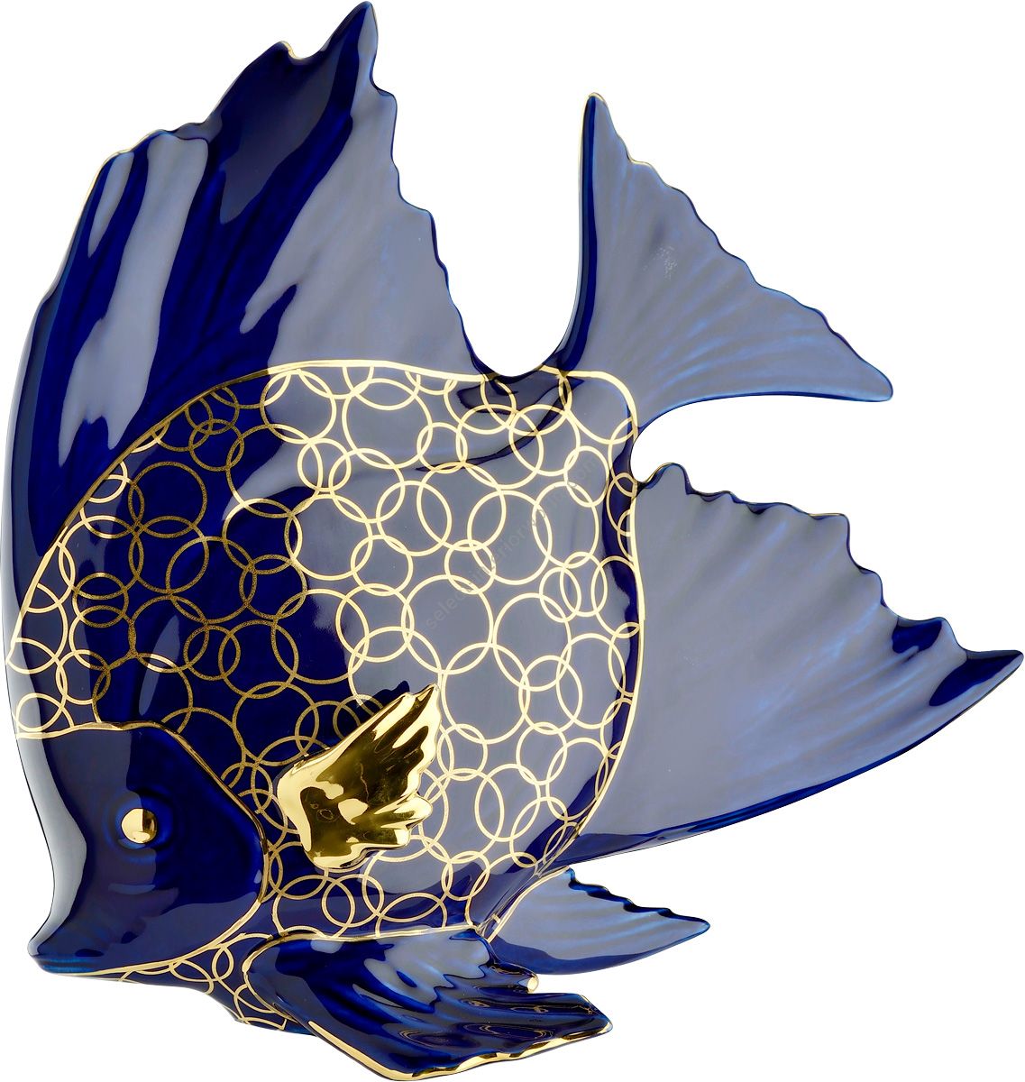 Le Porcellane / Animal Sculptures / Bolly Angel Fish / Animali 7030/by