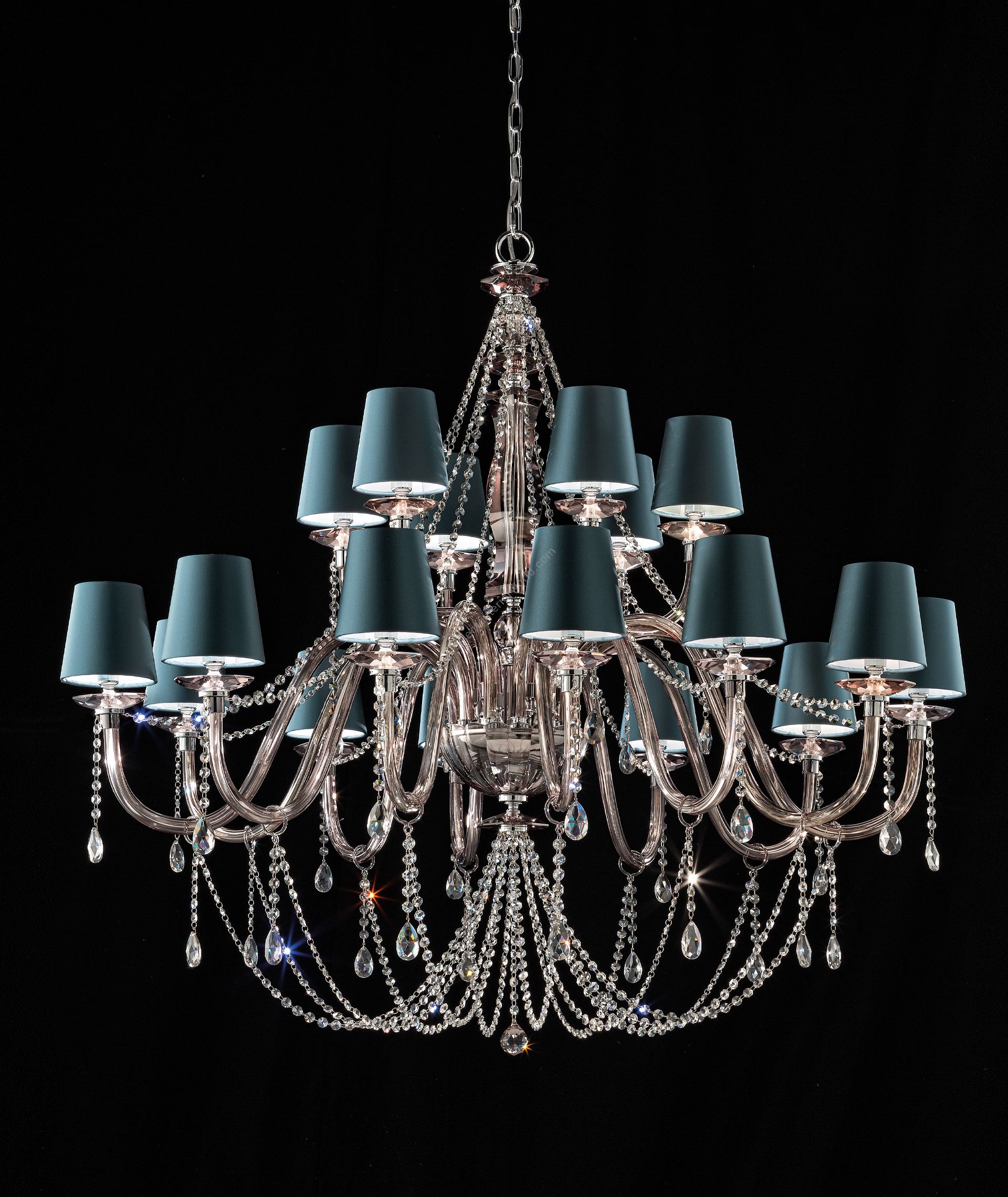 Euroluce Lampadari / Chandeliers / Arcobaleno Fumè L12+6 Shade