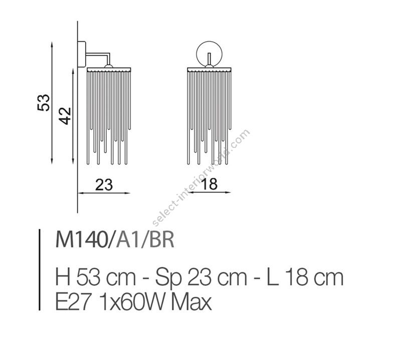 Il Paralume Marina / Wall Sconces / IL-M140/A1