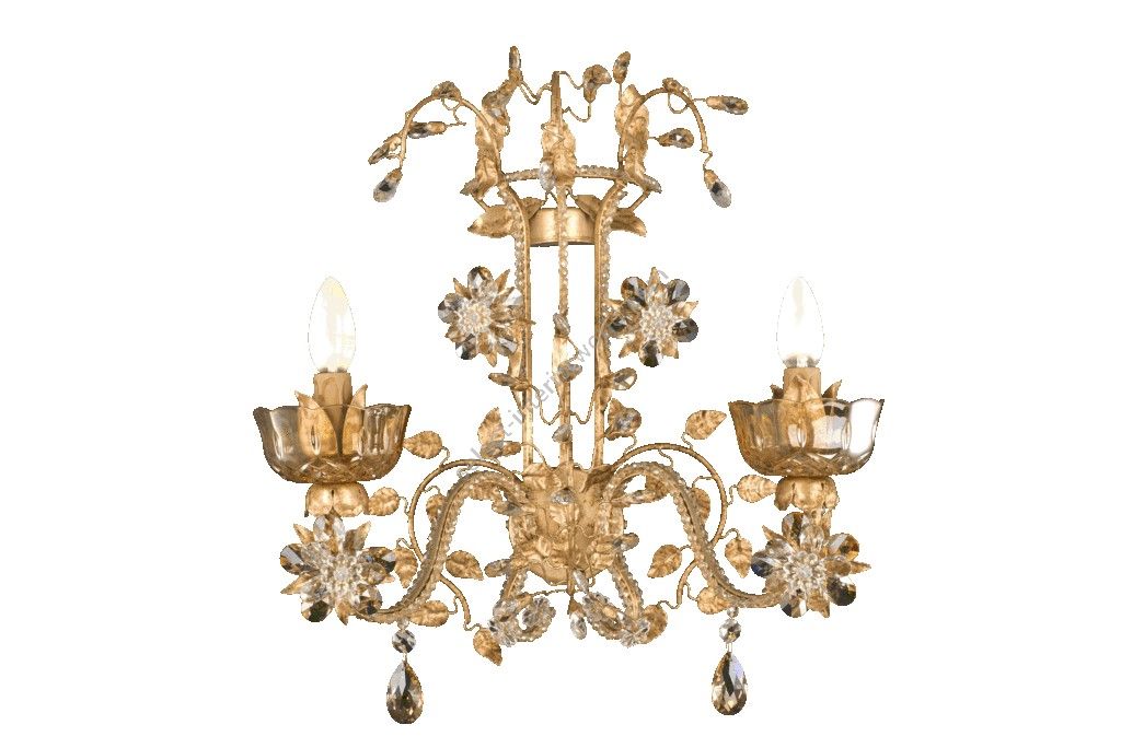 Mechini / Wall Lights / Clear and Coloured Bohemian Crystal A106/2