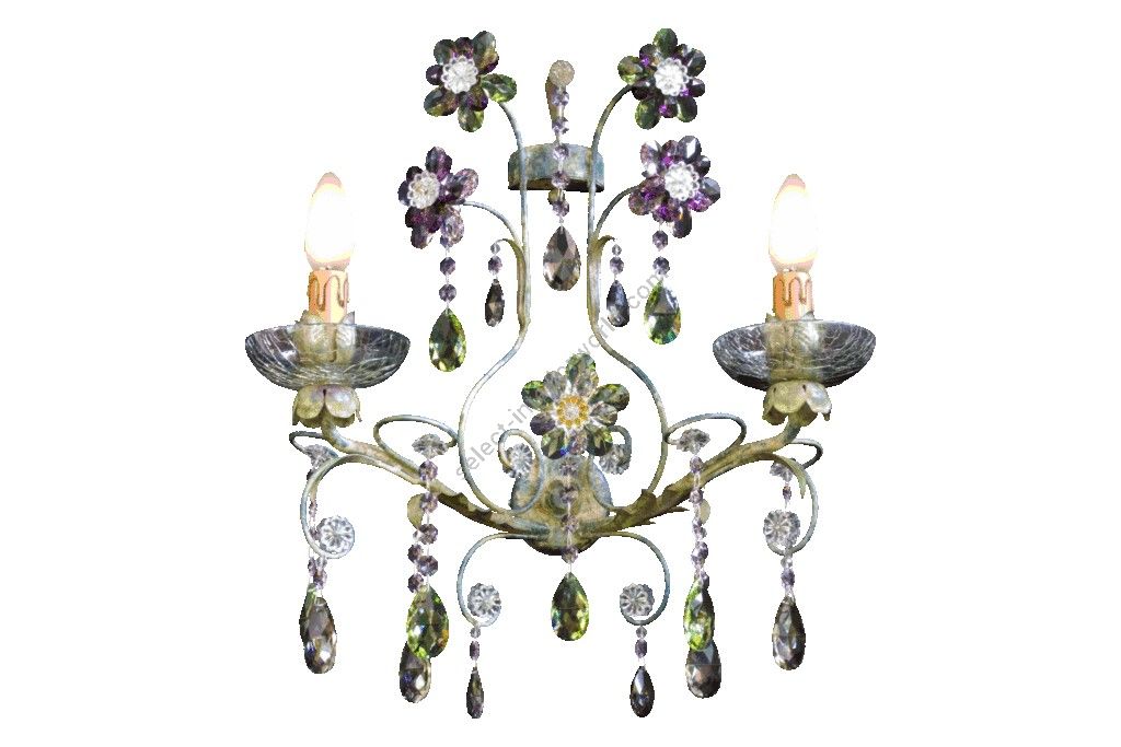 Mechini / Wall Lights / Molux Colored Bohemian Crystal A152/2 MH