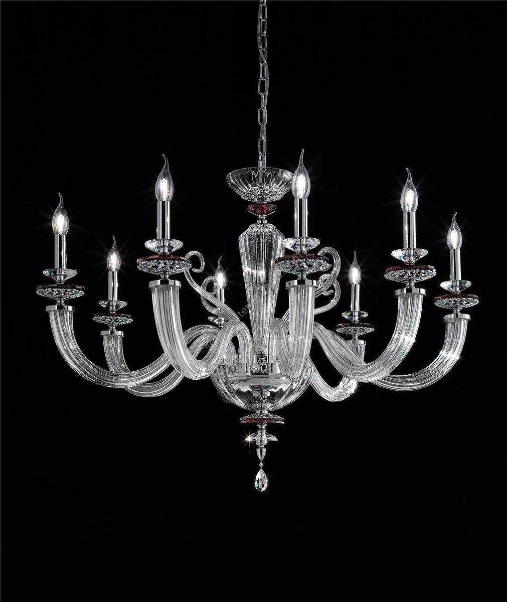 Euroluce Lampadari / Chandeliers / Atalia L8 Chrome