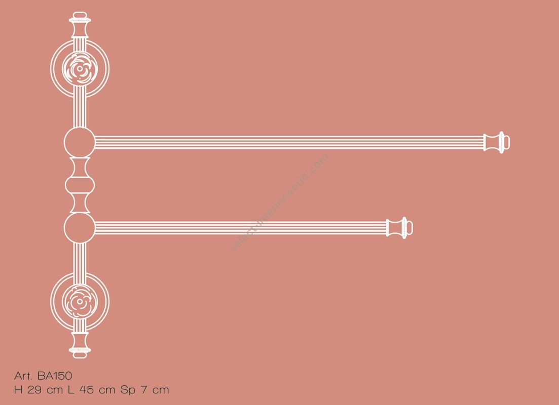 Il Paralume Marina / Double Towel racks / IL-BA150