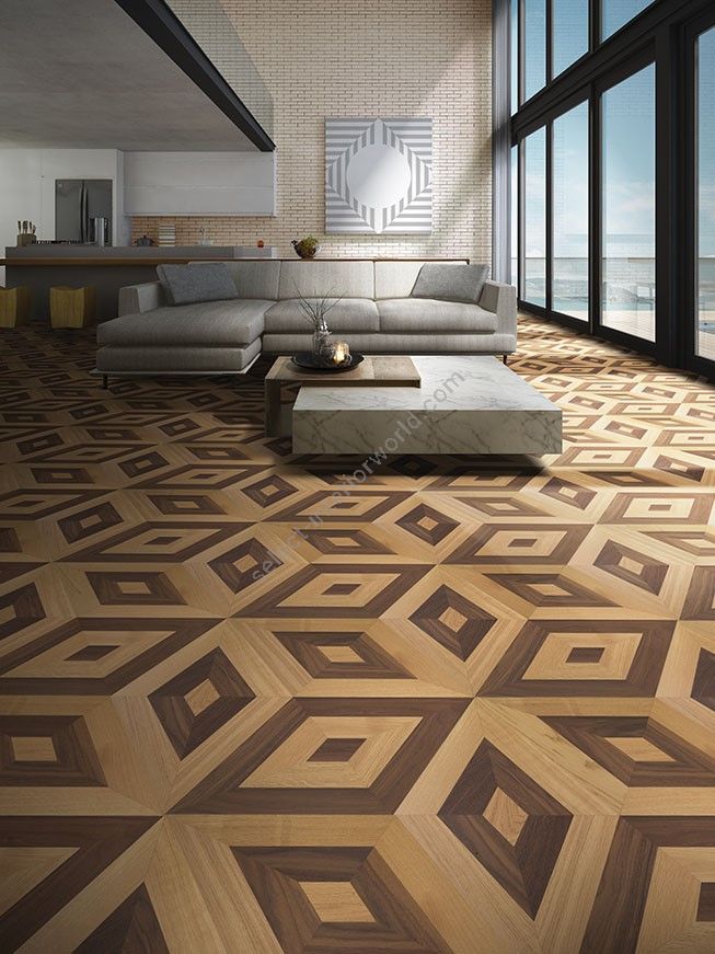 Berti / Square Space Marquetry / Pattern floor Miami
