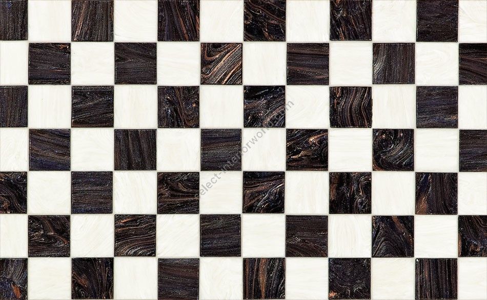 Bisazza / Mosaico - Decorations / Checkmate Black (Timeless)