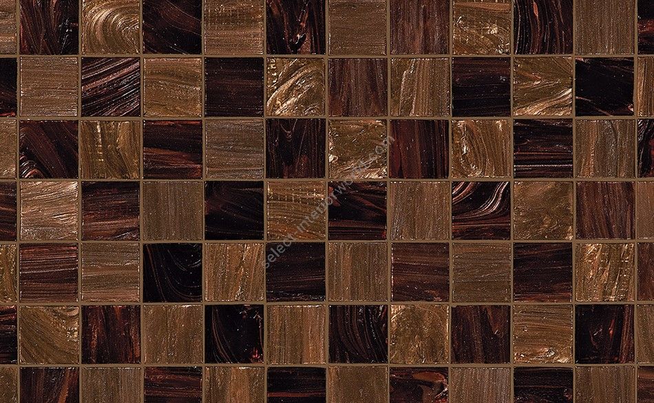 Bisazza / Mosaico - Decorations / Checkmate Brown (Timeless)