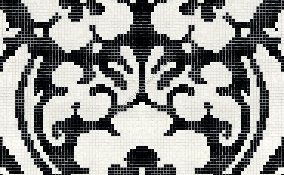 Bisazza / Mosaico - Decorations / Decoupage Noir (Flora)