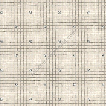 Bisazza / Marmosaico - Decorations / Fiorichiari Crema Platino