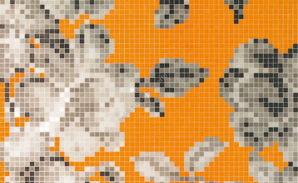 Bisazza / Mosaico - Decorations / Hanami Arancio (Flora)