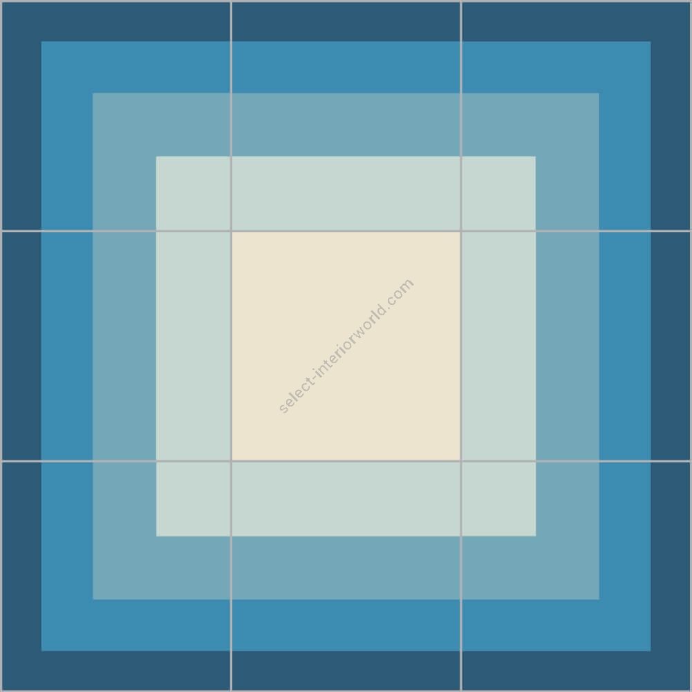 Bisazza / Cementiles / Maze Indigo