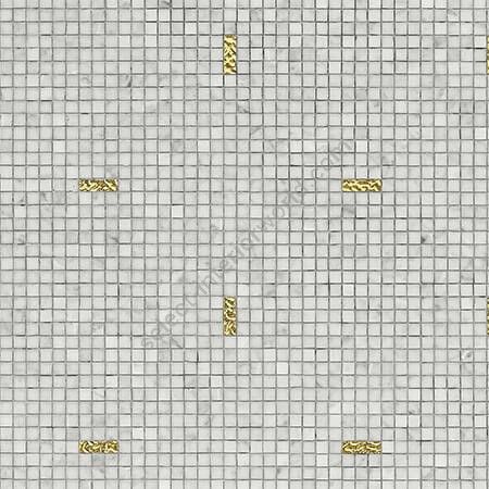 Bisazza / Marmosaico - Decorations / Palestro Bianco Oro Giallo