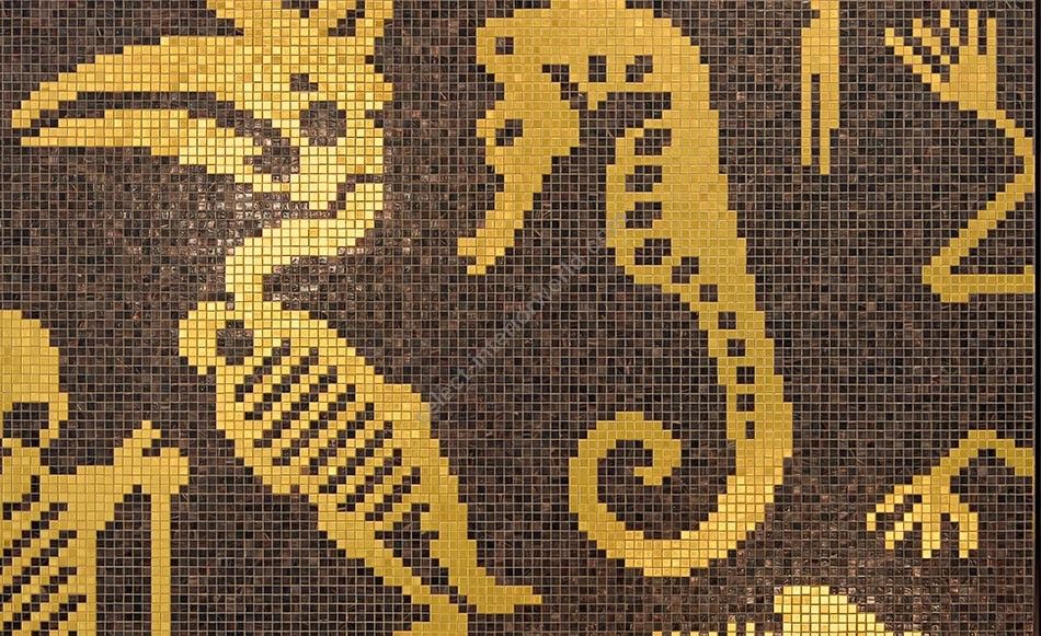 Bisazza / Mosaico - Decorations / Perished Yellow Gold (Modern)
