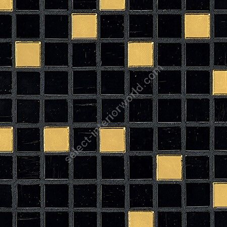 Bisazza / Mosaico - Blends / Prince Black (Gold blends)