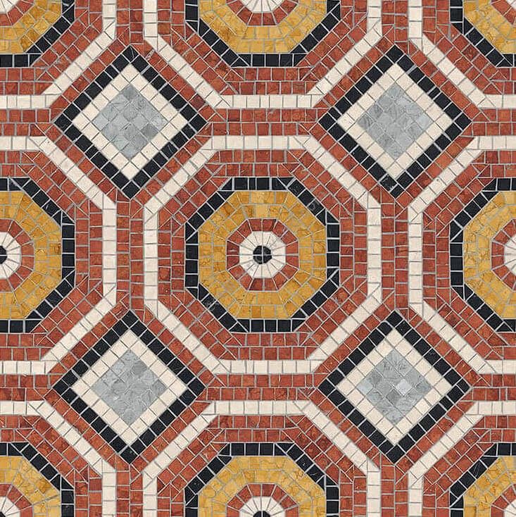 Bisazza / Marmosaico - Decorations / Verri Rosso