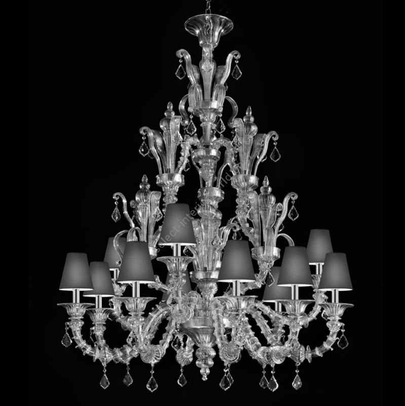 Glass & Glass Murano / Chandeliers / Traditional Venetian chandeliers C-1985/12P