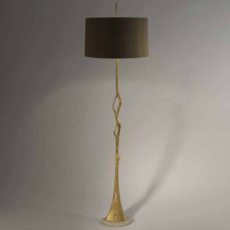 Charles Paris / Fusil / Floor Lamp / A-­006 (Gilding 24 carats)