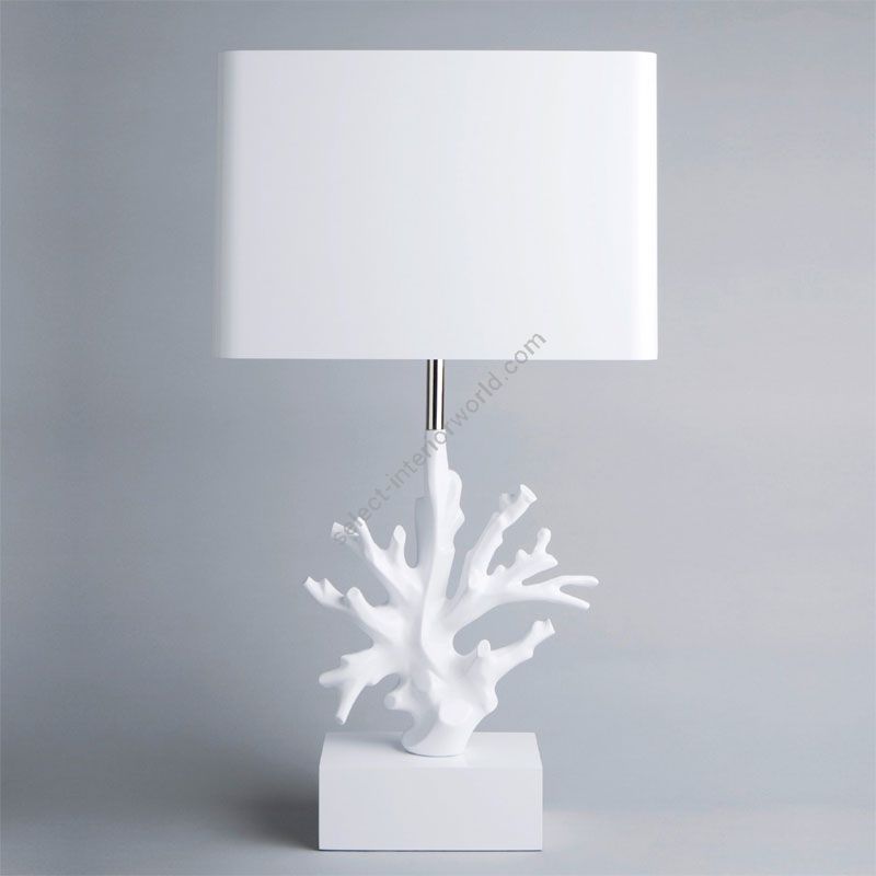 Charles Paris / Corail / Table Lamp / 2107-BIS (White)
