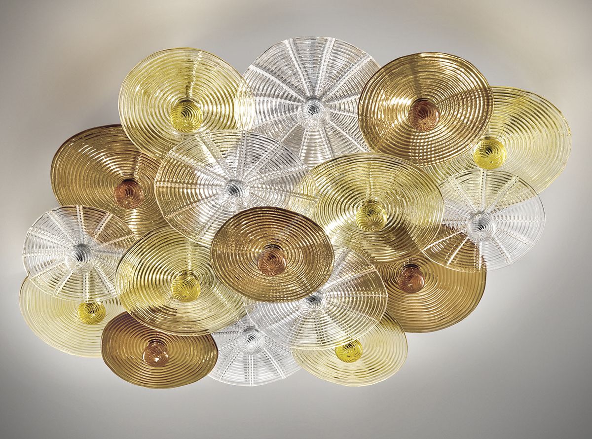 Glass & Glass Murano / Semi-Flush Mounts / Habitat Creative 2 ART. 260/P