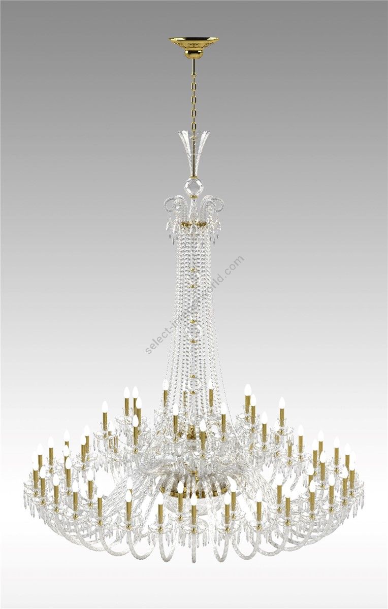 Italian Luxury Lighting / Chandeliers / Elegance Large Crystal 64 Lights D1201 064