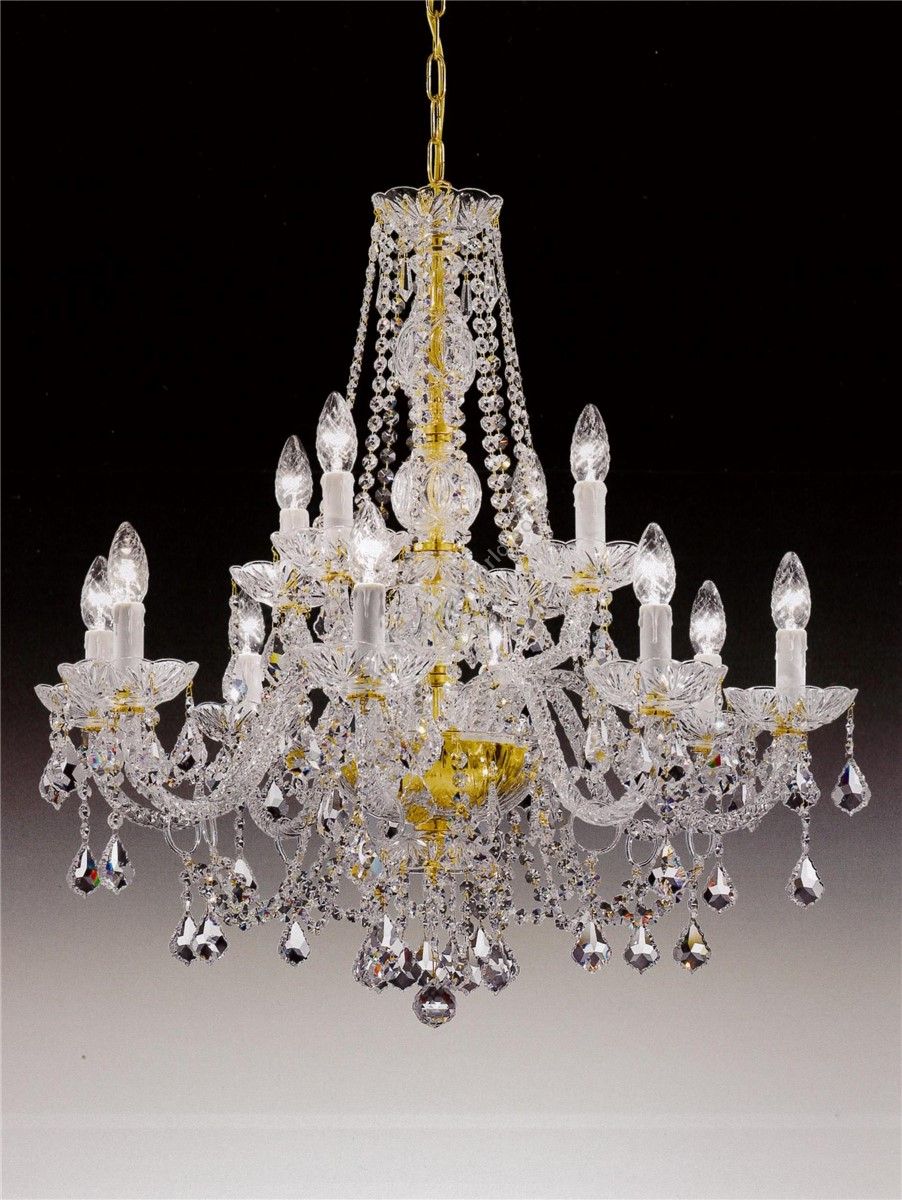 Italian Luxury Lighting / Chandeliers / Elegance Crystal 12 Lights D1303 012