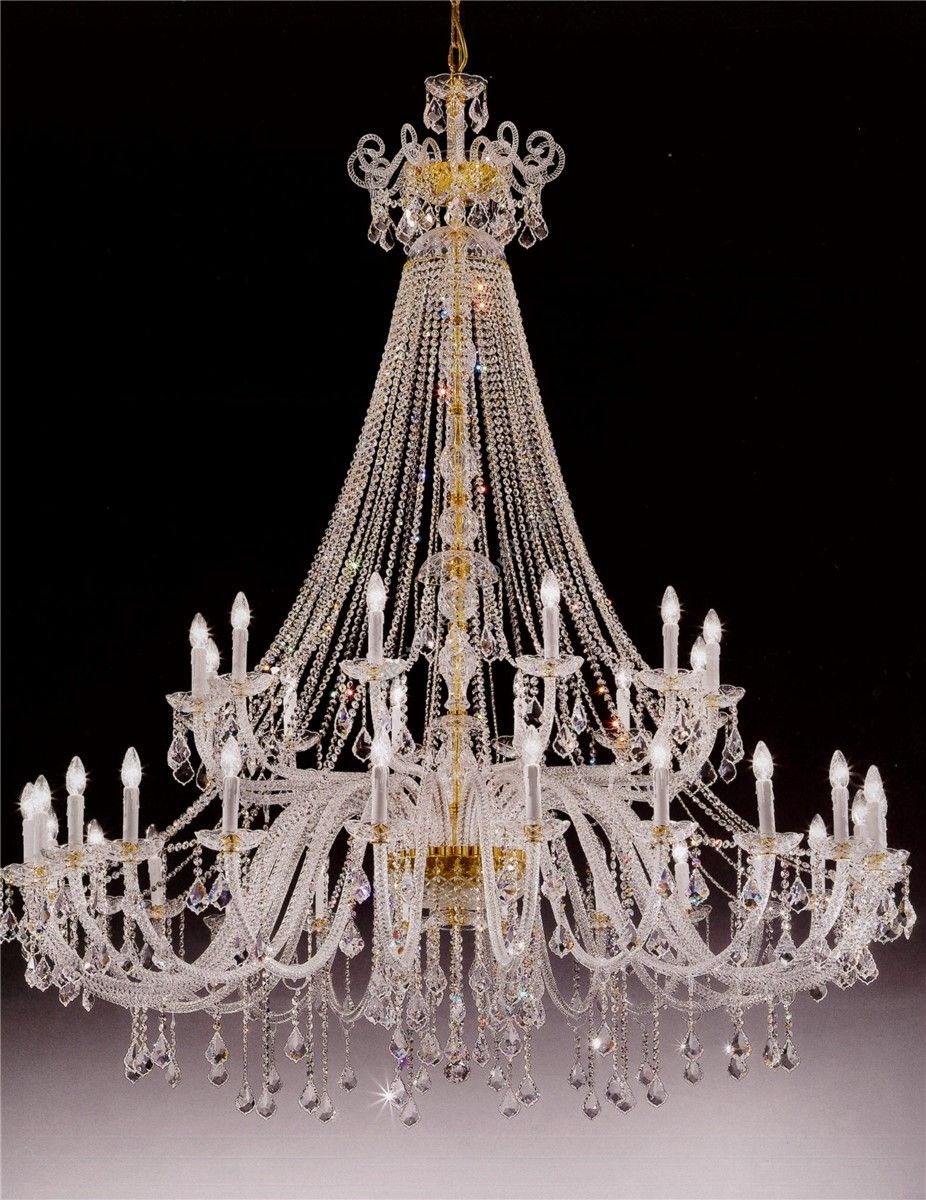Italian Luxury Lighting / Chandeliers / Elegance Crystal 36 Lights D1305 036