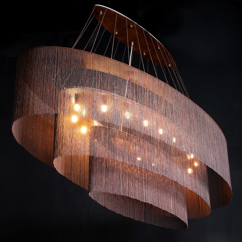 Willowlamp / Chandeliers / Elliptical 3 Tier 1600x600 Suspended
