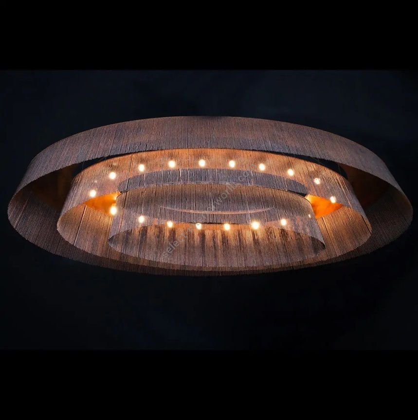 Willowlamp / Semi-Flush Mounts / Elliptical 3 Tier 1600x600 Ceiling Mount