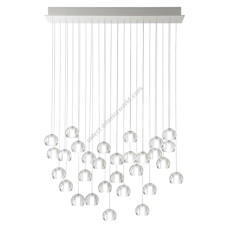Fabbian / LED Ceiling Lights / Multispot Beluga F32 30 spots 90x15cm