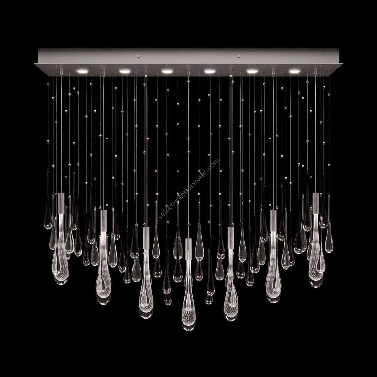 Fine Art Handcrafted Lighting / Pendants & Suspension Lights / Rain Rectangular 100138