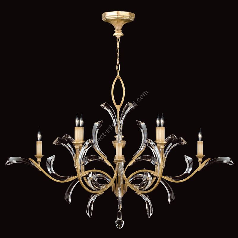 Fine Art Handcrafted Lighting / Chandeliers / Beveled Arcs 57″ Round 701240 761640