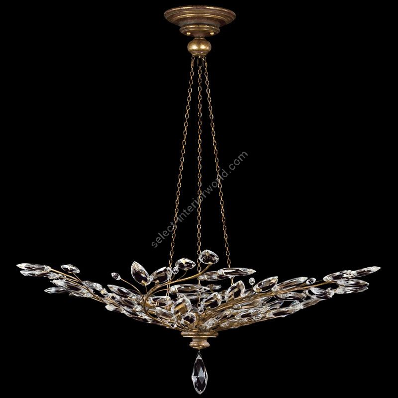 Fine Art Handcrafted Lighting / Pendant Lights / Crystal Laurel 47″ Round 753740 776440