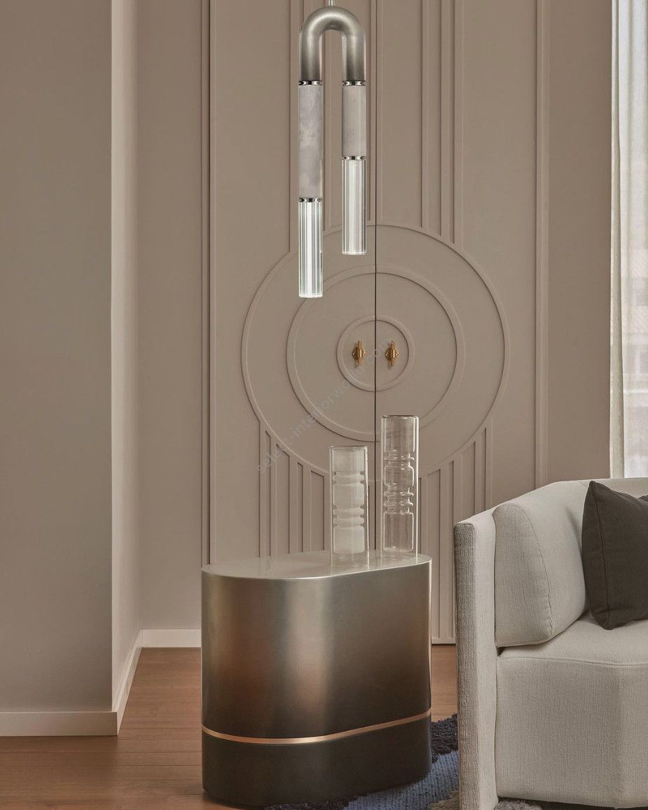 Fine Art Handcrafted Lighting / Pendant Lights / Antonia 7″ Round 923340