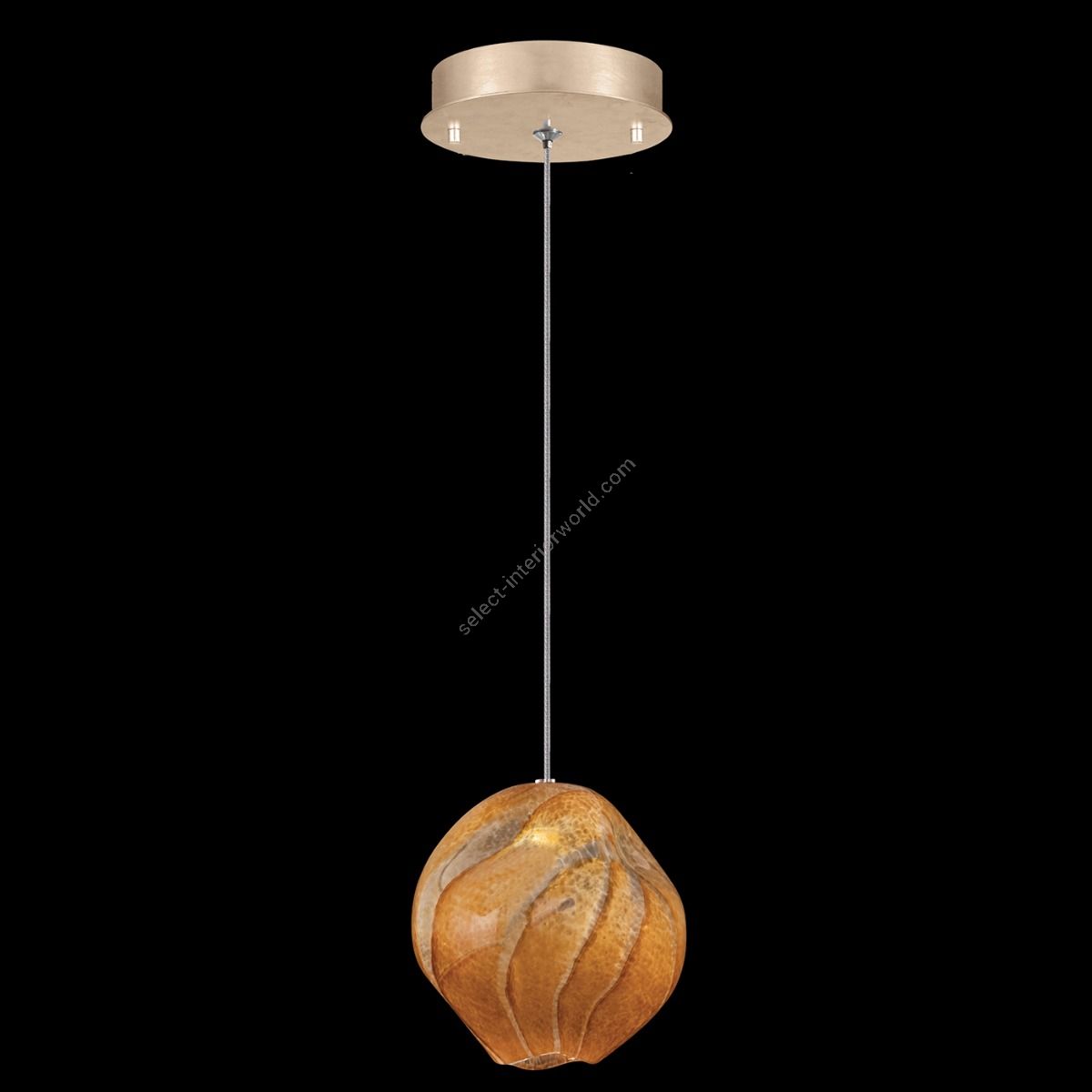 Vesta 6.5″ Round Drop Light 866140 by Fine Art Handcrafted Lighting